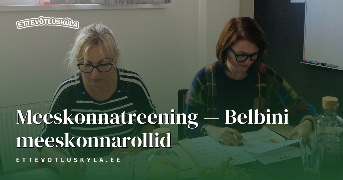 Meeskonnatreening ettevõttele